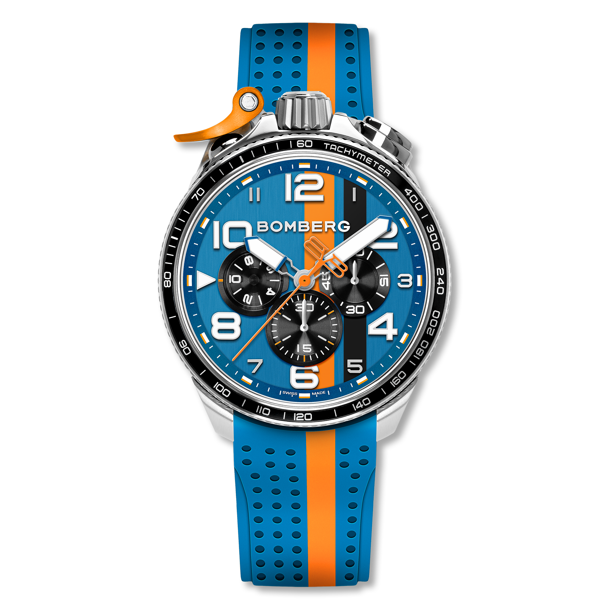BOMBERG - RACING 4.2 Orange Aqua – BOMBERG