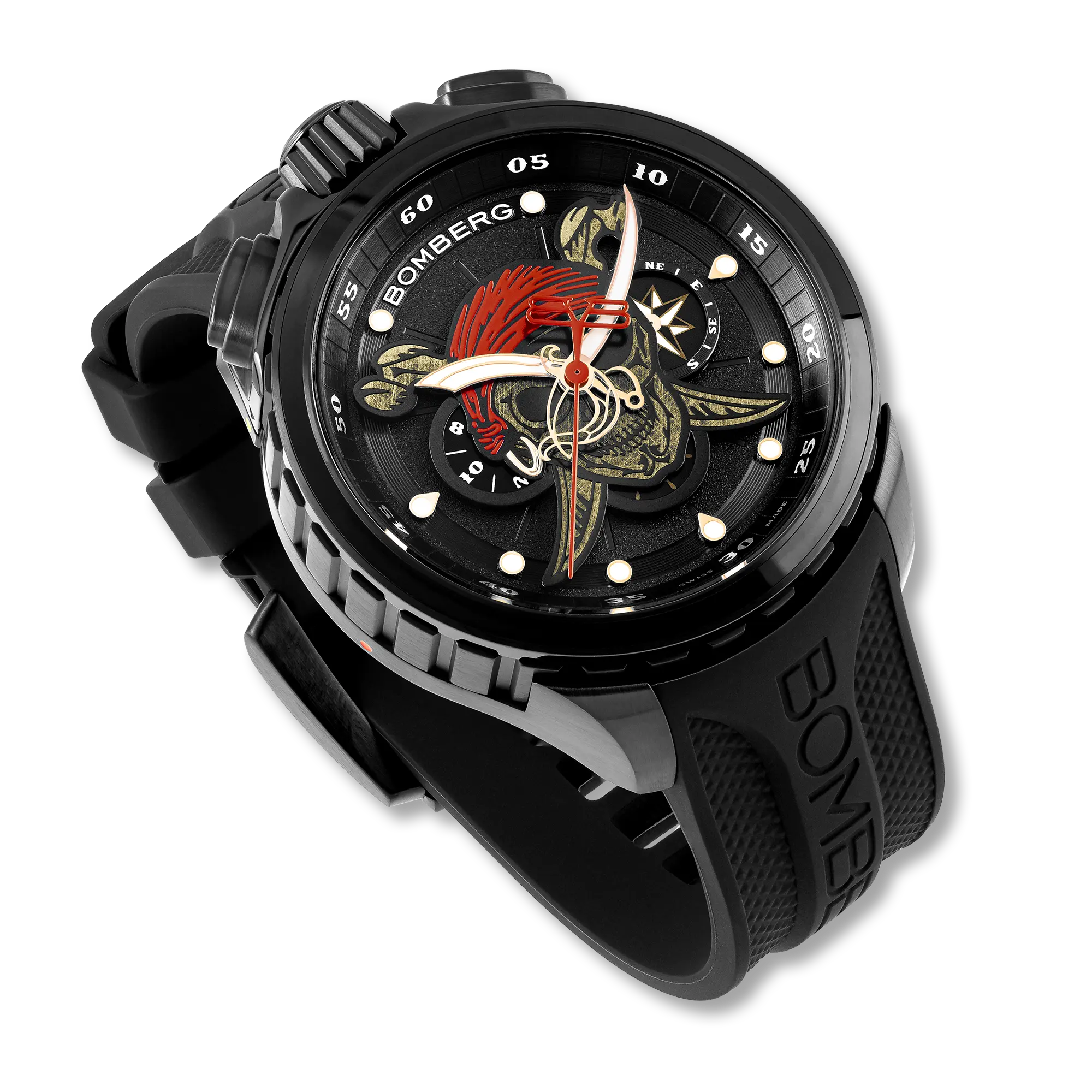 PIRATE SKULL RED