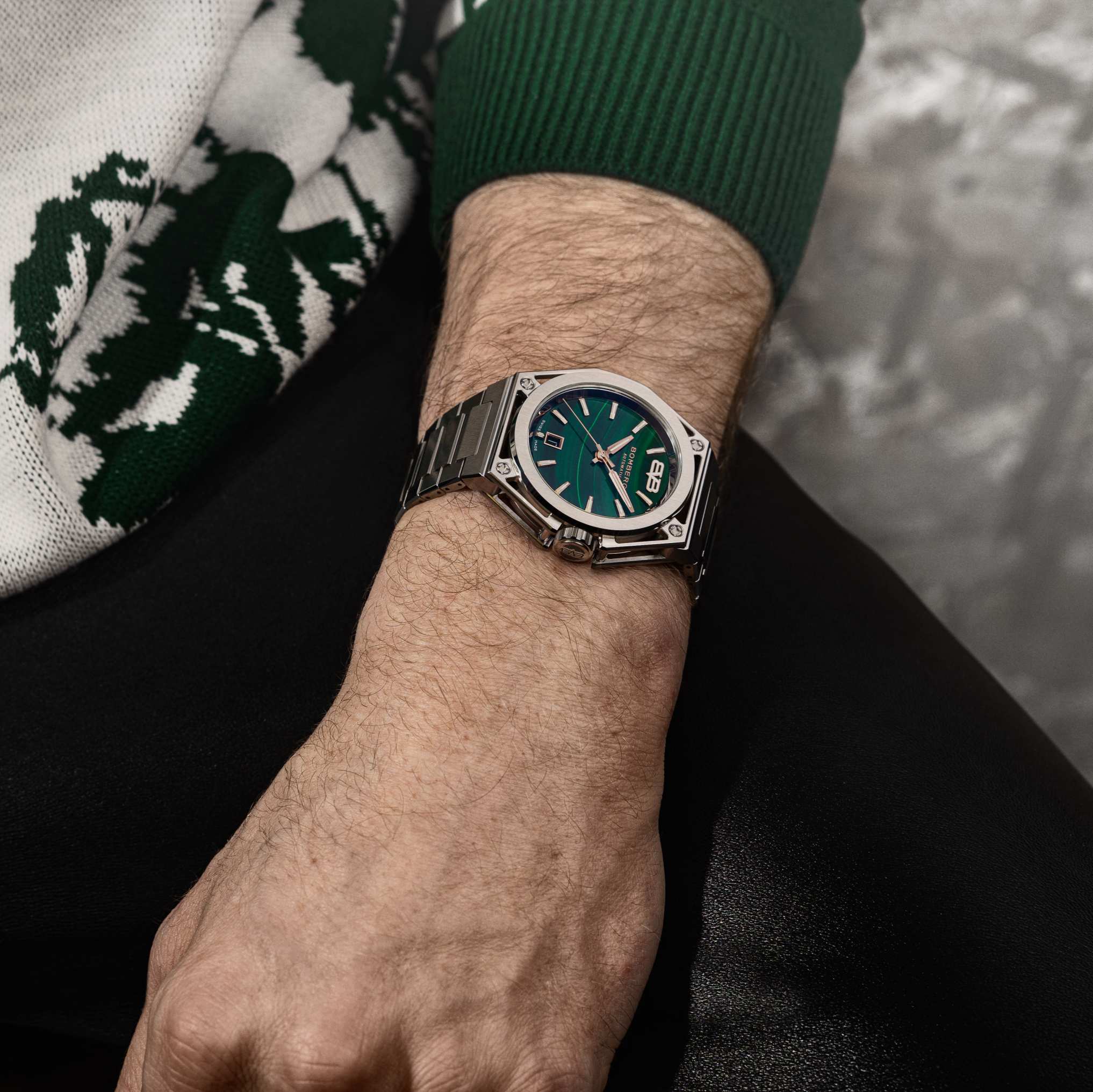 EDGE MALACHITE GOLD