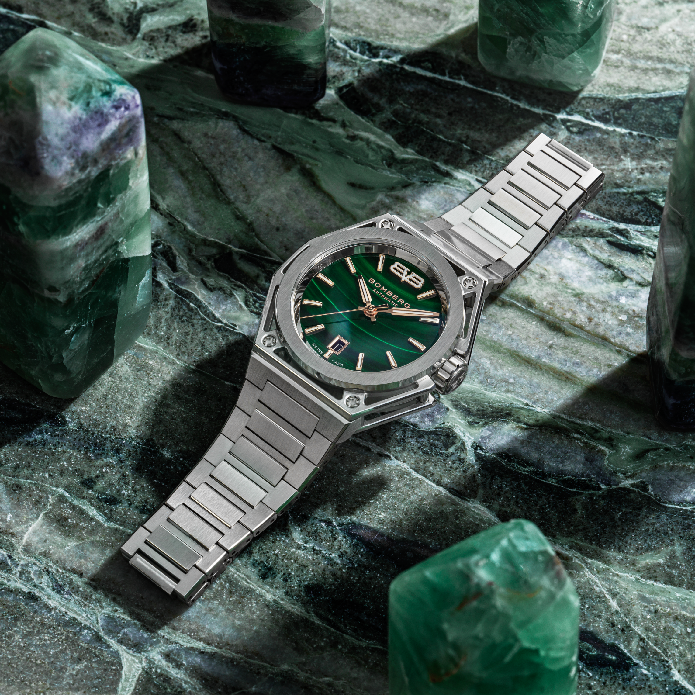 EDGE MALACHITE GOLD