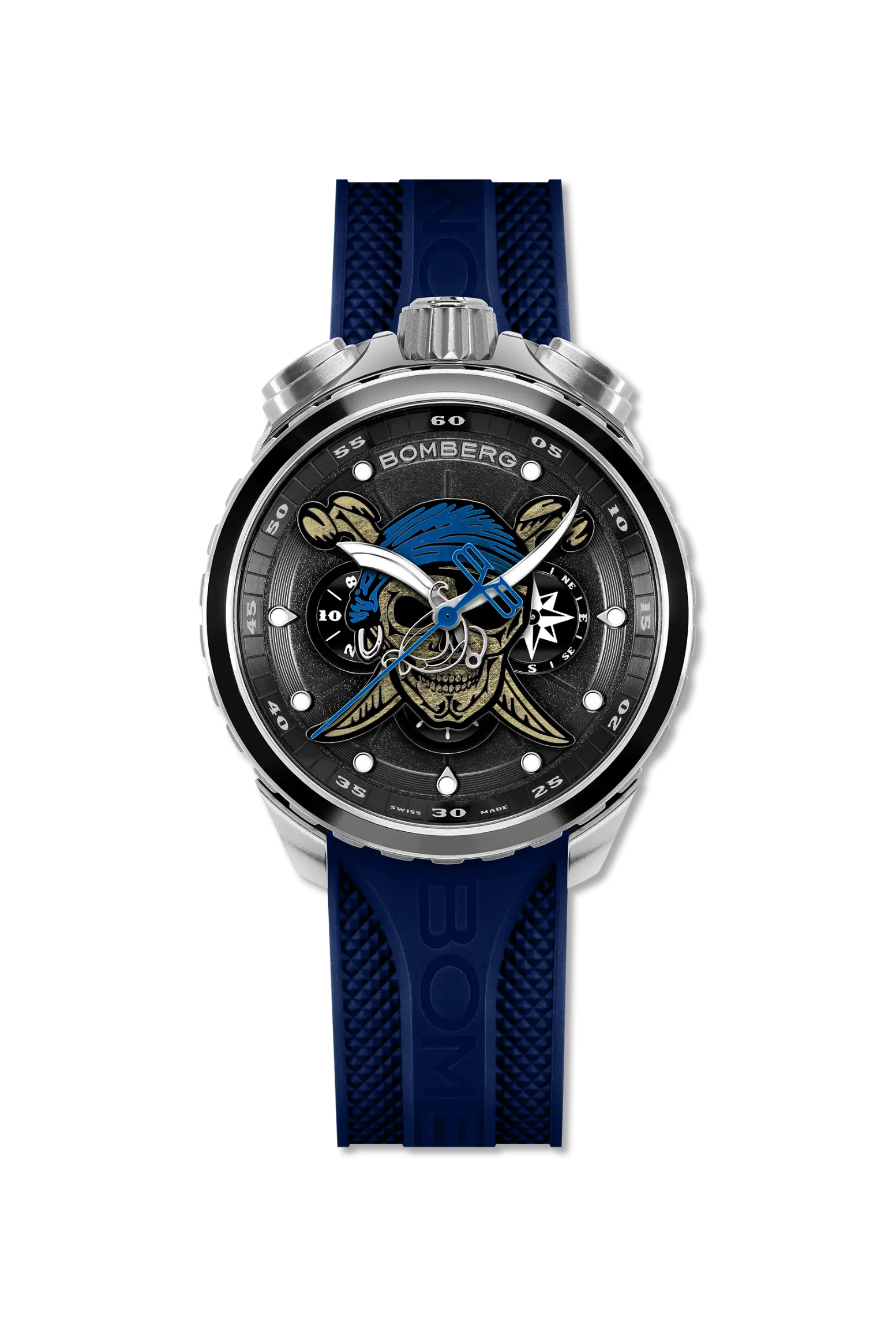 PIRATE SKULL BLUE