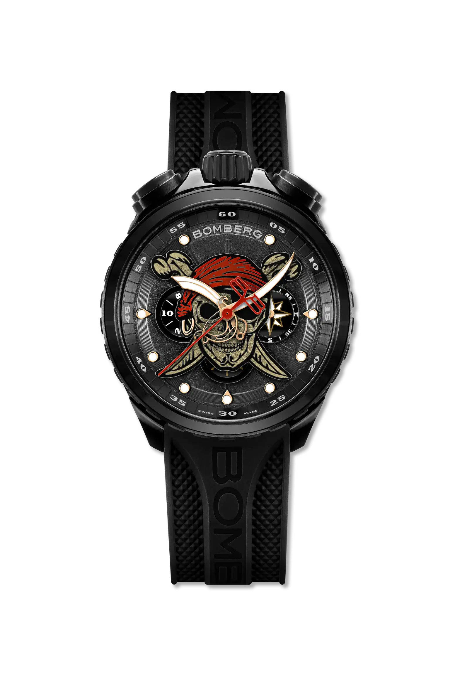 PIRATE SKULL RED