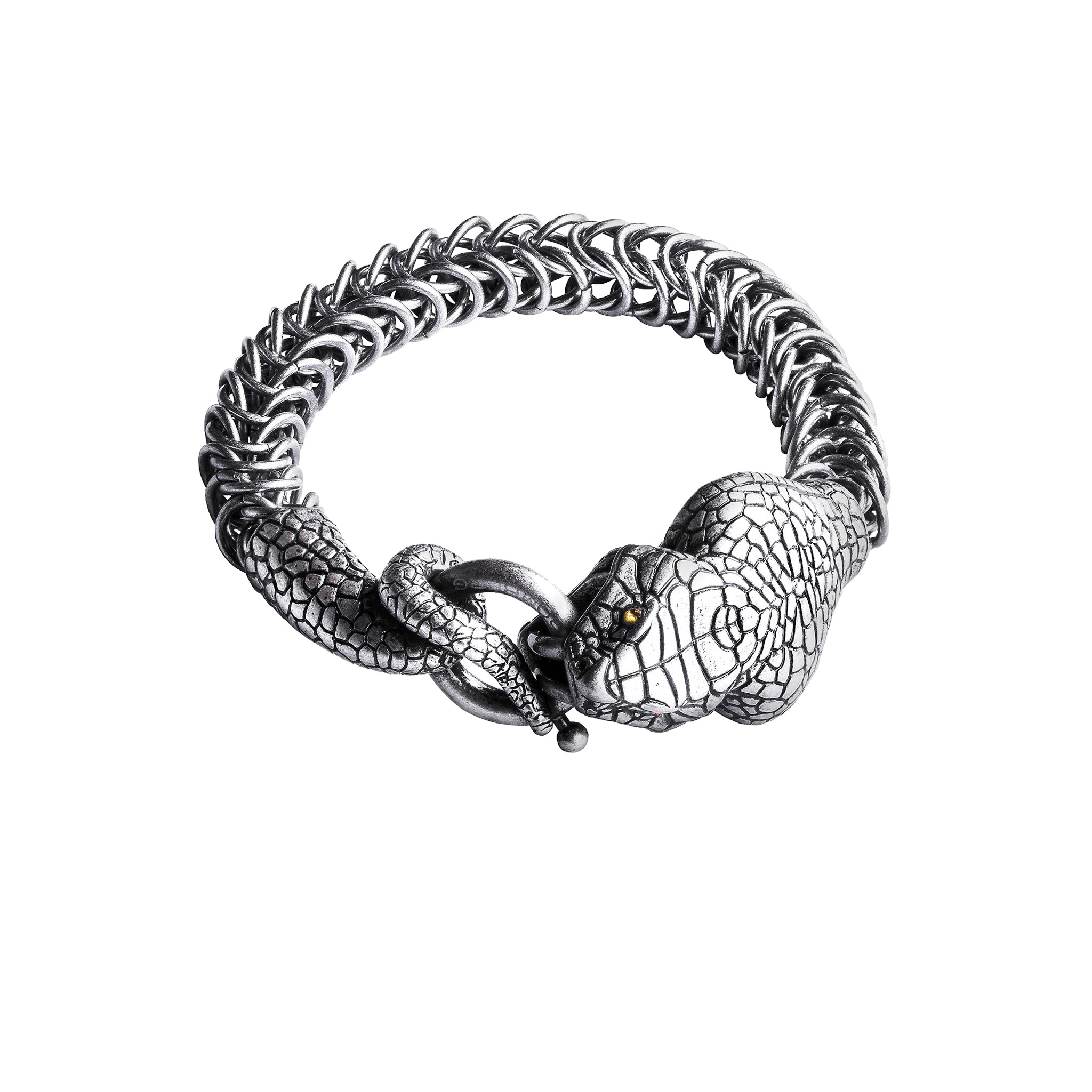 COBRA BRACELET ARGENTÉ