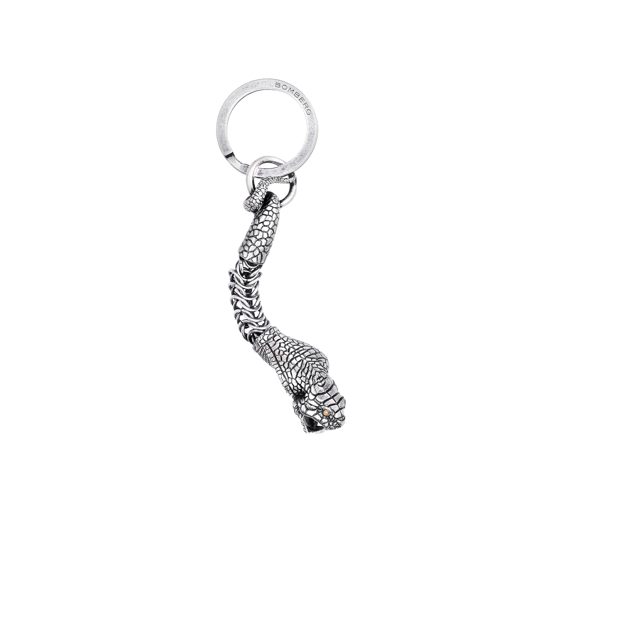 COBRA KEYRING ARGENTÉ