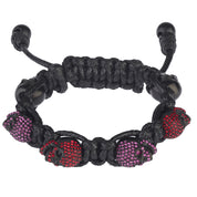 BRACELET SKULLY 'BLACK SKULLS'