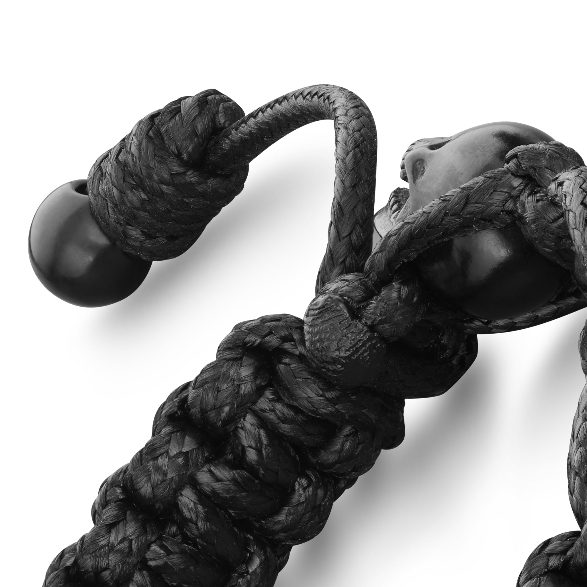 BRACELET SKULLY 'NOIR, YEUX BLANCS'