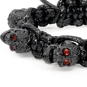 BRACELET SKULLY 'NOIR, YEUX BLANCS'