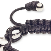 BRACELET SKULLY 'NOIR, YEUX BLANCS'