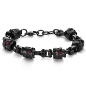 BRACELET SKULLY PISTON 'BLACK &amp; WHITE EYES'