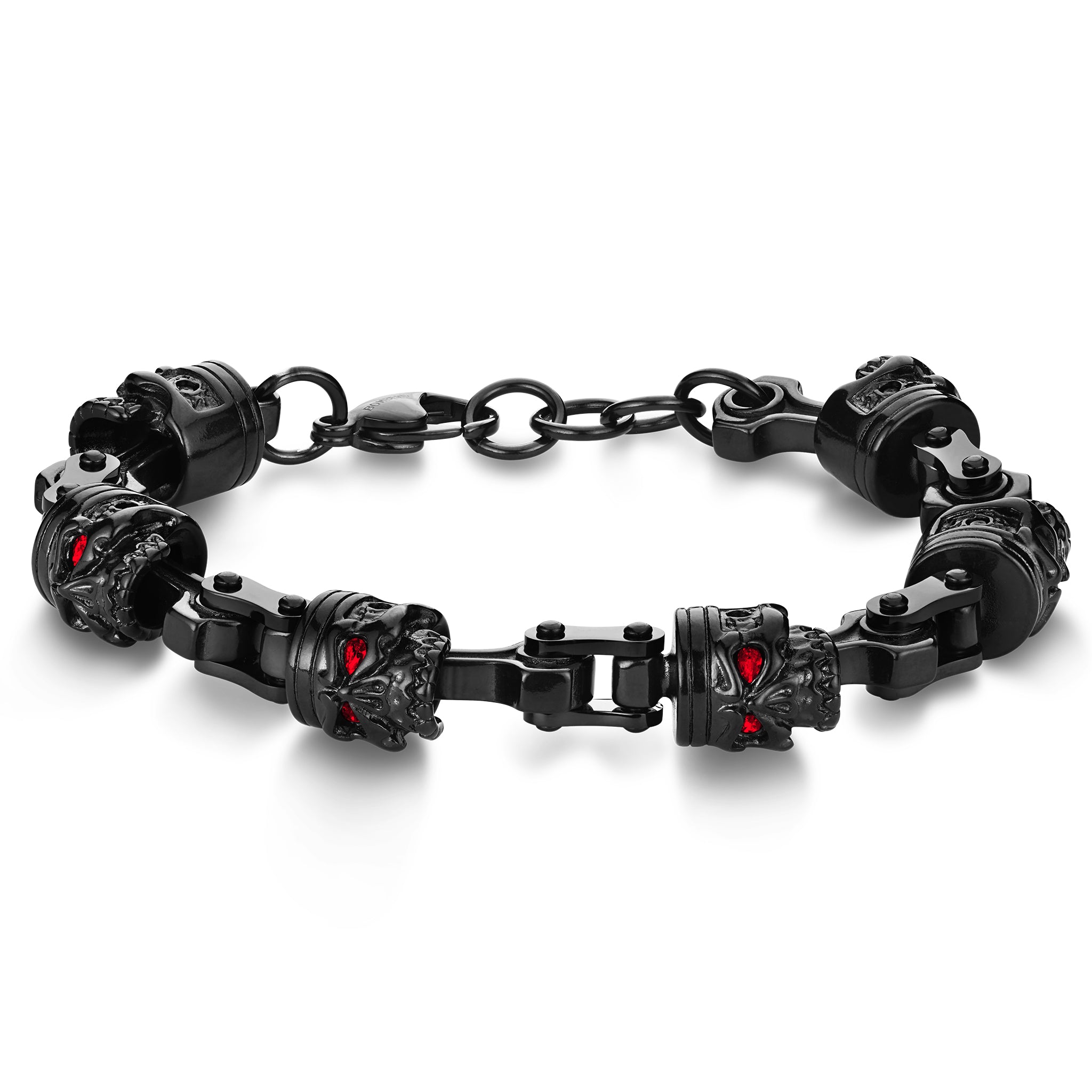 BRACELET SKULLY PISTON 'BLACK &amp; WHITE EYES'