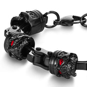 BRACELET SKULLY PISTON 'BLACK &amp; WHITE EYES'
