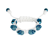 CRISTAUX SKULLY - BLEU BRILLANT