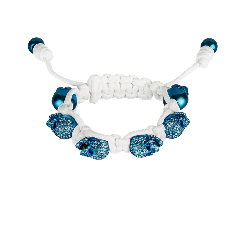 CRISTAUX SKULLY - BLEU BRILLANT