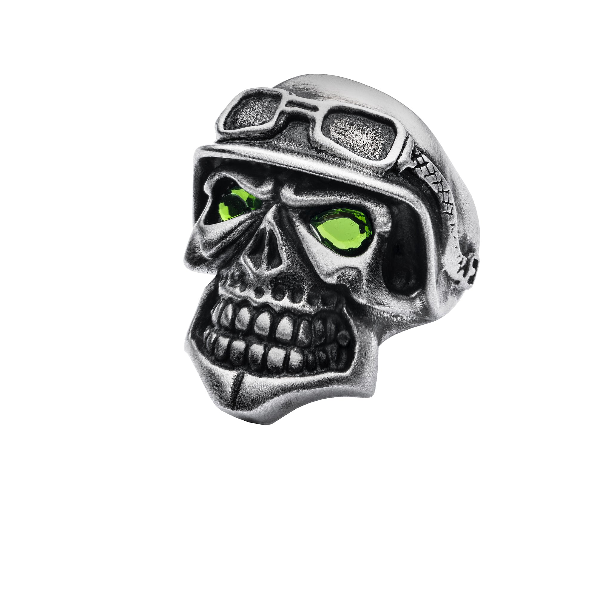SKULLY RING SILVER