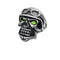SKULLY RING SILVER