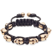 BRACELET SKULLY 'NOIR, YEUX BLANCS'