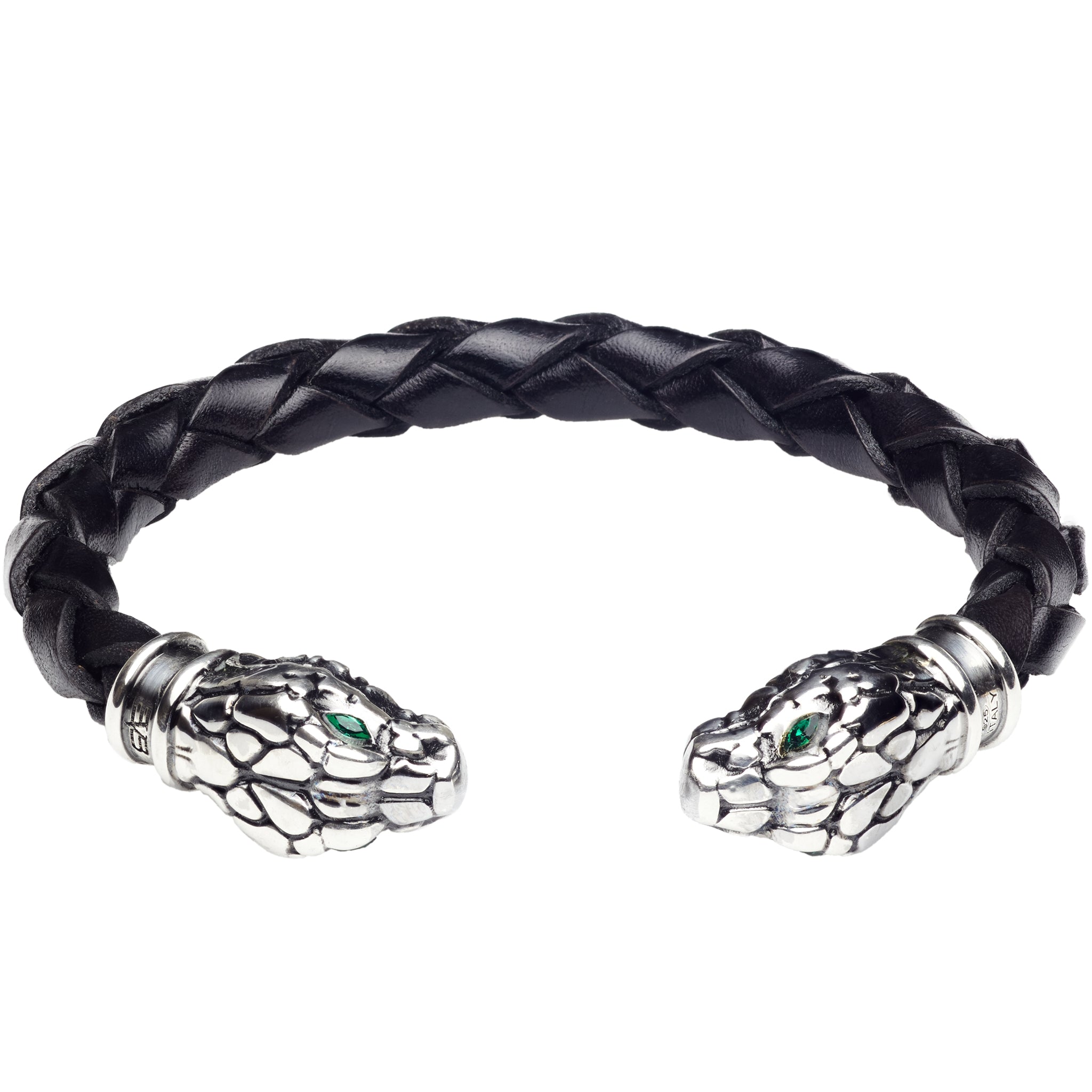SnakeGreenEyesLeatherBlack.jpg